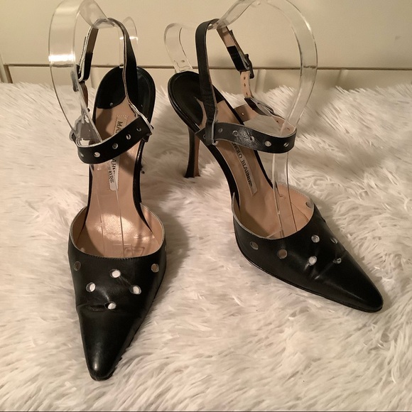 Manolo Blahnik | Shoes | Manolo Blahnik Lasercut Heels | Poshmark